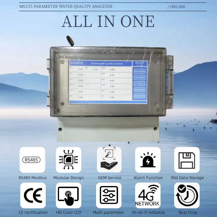 7-inch Touch Screen Online Multi-Parameter Water Q01