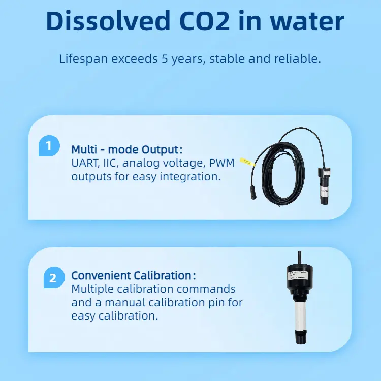 Portable Dissolved Carbon Dioxide Sensor CO₂ Analy04