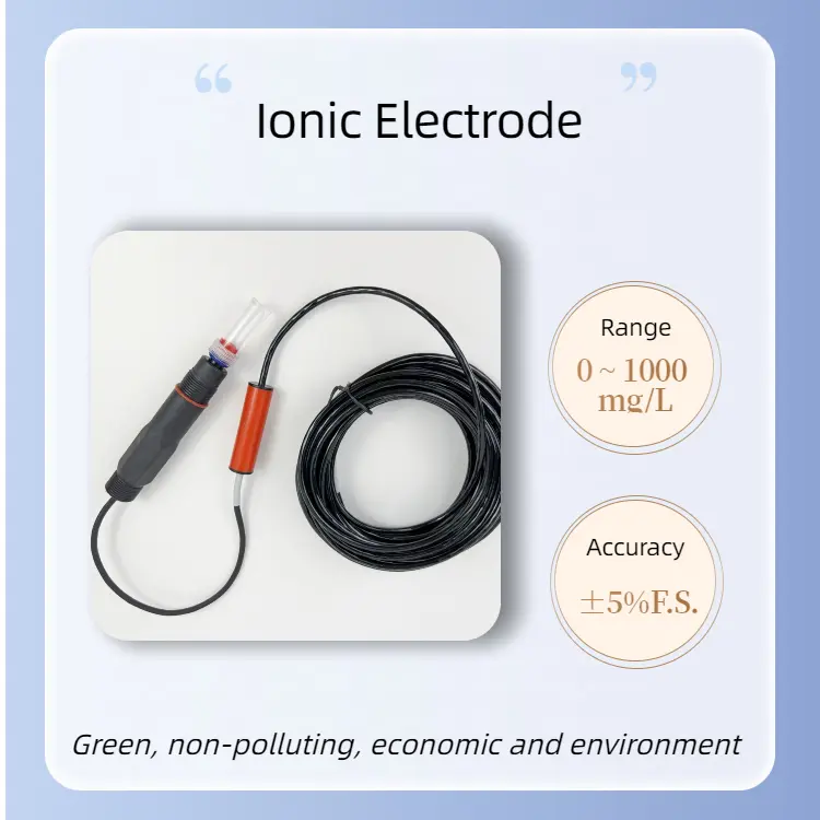 The Ammonia Nitrogen (NH4+) Sensor delivers precis02